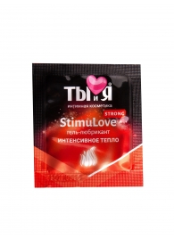 Разогревающий гель-лубрикант Stimulove Strong в одноразовой упаковке - 4 гр. - Биоритм - купить с доставкой в Магнитогорске