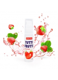 Гель-смазка Tutti-frutti с земляничным вкусом - 30 гр. - Биоритм - купить с доставкой в Магнитогорске