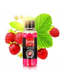 Массажное масло Eros fantasy с ароматом земляники - 50 мл. - Биоритм - купить с доставкой в Магнитогорске