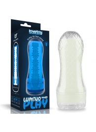Светящийся в темноте мастурбатор Lumino Play Masturbator Ribbed - Lovetoy - в Магнитогорске купить с доставкой