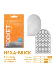 Карманный мастурбатор HEXA-BRICK - Tenga - в Магнитогорске купить с доставкой