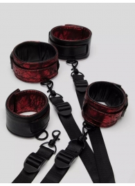 Изысканный набор фиксаций на кровати Reversible Under Mattress Restraint Set - Fifty Shades of Grey - купить с доставкой в Магнитогорске