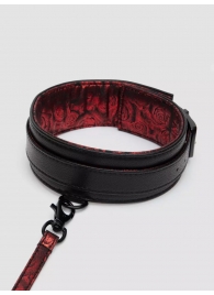 Стильный ошейник с поводком Reversible Faux Leather Collar and Lead - Fifty Shades of Grey - купить с доставкой в Магнитогорске