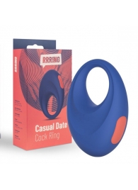 Синее эрекционное кольцо RRRING Casual Date Cock Ring - FeelzToys - в Магнитогорске купить с доставкой
