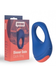 Синее эрекционное кольцо RRRING Dinner Date Cock Ring - FeelzToys - в Магнитогорске купить с доставкой