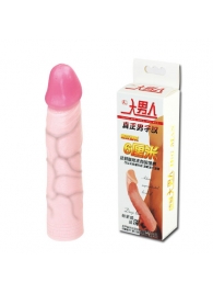 Удлиняющая насадка на пенис Deep Love - 21,5 см. - Baile - в Магнитогорске купить с доставкой