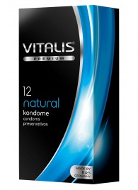Классические презервативы VITALIS PREMIUM natural - 12 шт. - Vitalis - купить с доставкой в Магнитогорске