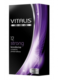Презервативы с утолщённой стенкой VITALIS PREMIUM strong - 12 шт. - Vitalis - купить с доставкой в Магнитогорске