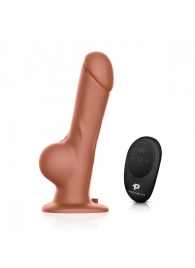 Реалистичный страпон с радиоуправлением Remote Control Realistic - 21 см. - Pegasus - купить с доставкой в Магнитогорске