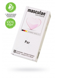 Супертонкие презервативы Masculan Pur - 10 шт. - Masculan - купить с доставкой в Магнитогорске