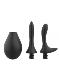 Черный анальный душ Nexus Anal Douche Set с 2 сменными насадками - Nexus Range - купить с доставкой в Магнитогорске