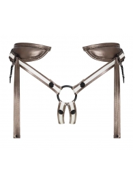 Бронзовый пояс для насадок Desirous Harness - Strap-on-me - купить с доставкой в Магнитогорске