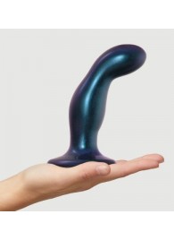 Темно-синяя насадка Strap-On-Me Dildo Plug Snaky size M - Strap-on-me - купить с доставкой в Магнитогорске