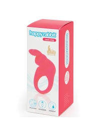 Розовое эрекционное виброкольцо Happy Rabbit Rechargeable Rabbit Cock Ring - Happy Rabbit - в Магнитогорске купить с доставкой