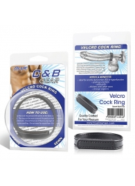 Кольцо на пенис из искусственной кожи на липучке VELCRO COCK RING - 5 см. - BlueLine - в Магнитогорске купить с доставкой