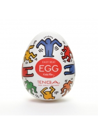 Мастурбатор-яйцо Keith Haring EGG DANCE - Tenga - в Магнитогорске купить с доставкой