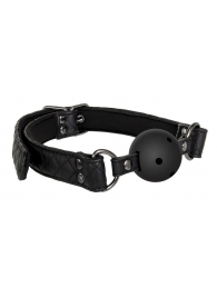Черный кляп-шарик BALL GAG DIAMOND - Dream Toys - купить с доставкой в Магнитогорске