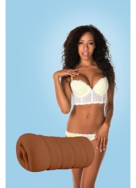 Коричневый мастурбатор-вагина BRIANNA - Dream Toys - в Магнитогорске купить с доставкой