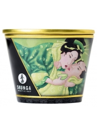Массажная свеча Exotic Green Tea с ароматом зелёного чая - 170 мл. - Shunga - купить с доставкой в Магнитогорске