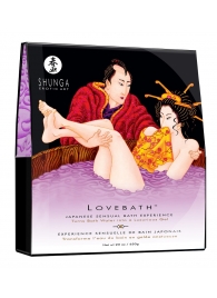 Соль для ванны Lovebath Sensual lotus, превращающая воду в гель - 650 гр. - Shunga - купить с доставкой в Магнитогорске