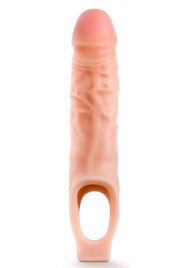 Телесная насадка на пенис 9 Inch Cock Sheath Extender - 22,2 см. - Blush Novelties - в Магнитогорске купить с доставкой