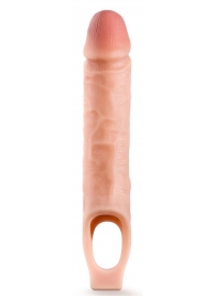 Телесная насадка на пенис 10 Inch Cock Sheath Extender - 25 см. - Blush Novelties - в Магнитогорске купить с доставкой