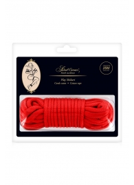 Красная веревка для фиксации - 10 м. - Sweet Caress - купить с доставкой в Магнитогорске