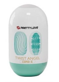 Бирюзовый мастурбатор-яйцо Twist Angel - Baile - в Магнитогорске купить с доставкой