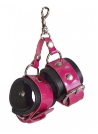 Розово-черный брелок  Наручники - Sitabella - купить с доставкой в Магнитогорске