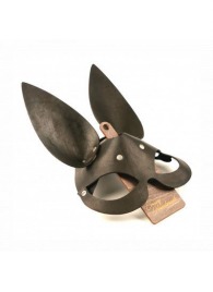 Черная гладкая маска  Зайка  с длинными ушками - Crazy Handmade - купить с доставкой в Магнитогорске