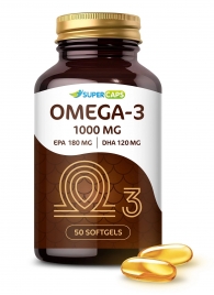 Пищевая добавка SuperCaps OMEGA-3 - 50 капсул (1000 мг) - SuperCaps - купить с доставкой в Магнитогорске