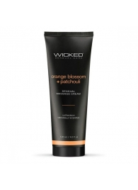 Массажный легкий крем WICKED Orange Blossom plus Patchouli - 120 мл. - Wicked - купить с доставкой в Магнитогорске