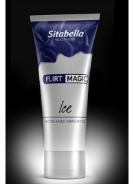 Силиконовая гель-смазка FLIRT MAGIC Ice с лёгким пролонгирующим эффектом - 75 мл. - Sitabella - купить с доставкой в Магнитогорске