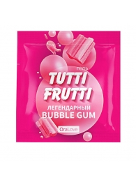 Пробник гель-смазки Tutti-frutti со вкусом бабл-гам - 4 гр. - Биоритм - купить с доставкой в Магнитогорске