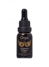 Возбуждающий гель для клитора ORGIE Orgasm Drops Vibe - 15 мл. - ORGIE - купить с доставкой в Магнитогорске