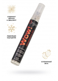 Оральный спрей ORGIE Wow! Strawberry Ice Blowjob Spray с охлаждающим и возбуждающим эффектом - 10 мл. - ORGIE - купить с доставкой в Магнитогорске