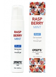 Возбуждающий гель Raspberry Mint с ароматом малины и мяты - 15 мл. - Exsens - купить с доставкой в Магнитогорске
