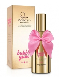 Гель с ароматом жвачки Bubblegum 2-in-1 Scented Silicone Massage And Intimate Gel - 100 мл. - Bijoux Indiscrets - купить с доставкой в Магнитогорске