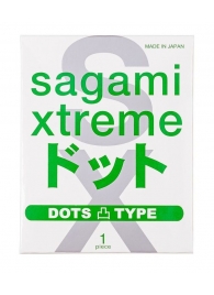 Презерватив Sagami Xtreme Type-E с точками - 1 шт. - Sagami - купить с доставкой в Магнитогорске