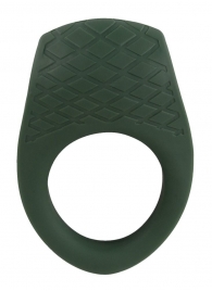 Зеленое эрекционное виброкольцо Luxurious Vibro Cock Ring - Orion - в Магнитогорске купить с доставкой
