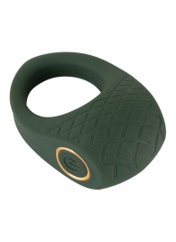 Зеленое эрекционное виброкольцо Luxurious Vibro Cock Ring - Orion - в Магнитогорске купить с доставкой