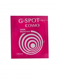 Стимулирующий интимный крем для женщин Cosmo G-spot - 2 гр. - Биоритм - купить с доставкой в Магнитогорске