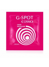 Стимулирующий интимный крем для женщин Cosmo G-spot - 2 гр. - Биоритм - купить с доставкой в Магнитогорске