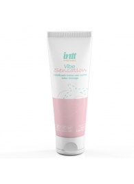 Лубрикант на водной основе Vibe Sensation с клубничным вкусом и легким вибрирующим эффектом - 50 гр. - INTT - купить с доставкой в Магнитогорске