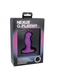 Фиолетовая вибровтулка Nexus G-Play+ M - Nexus Range - в Магнитогорске купить с доставкой