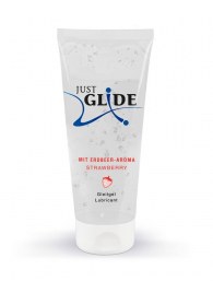Лубрикант на водной основе Just Glide Strawberry с ароматом клубники - 200 мл. - Orion - купить с доставкой в Магнитогорске