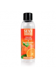 Массажное масло Sexy Sweet Fresh Orange с ароматом апельсина и феромонами - 75 мл. - Биоритм - купить с доставкой в Магнитогорске