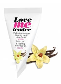 Съедобное согревающее массажное масло Love Me Tender Vanilla с ароматом ванили - 10 мл. - Love to Love - купить с доставкой в Магнитогорске