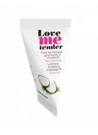 Съедобное согревающее массажное масло Love Me Tender Cocos с ароматом кокоса - 10 мл. - Love to Love - купить с доставкой в Магнитогорске