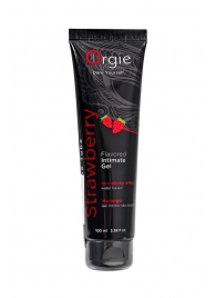 Интимный гель на водной основе Lube Tube Strawberry с клубничным вкусом - 100 мл. - ORGIE - купить с доставкой в Магнитогорске